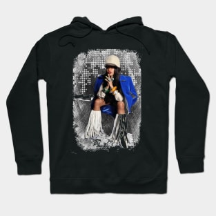 Erykah Badu Fan Art Blue Hoodie